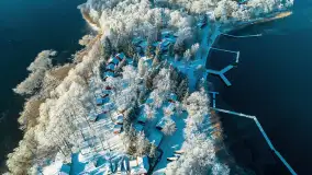 Zimowa wersja Mazur w okolicach Łabędziego Ostrowia i jeziora Kisajno - zdjęcie 46