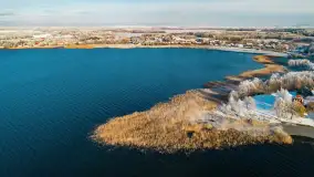 Zimowe Mazury nad jeziorem Święcajty w Ogonkach, listopad 2023 r. - zdjęcie 32