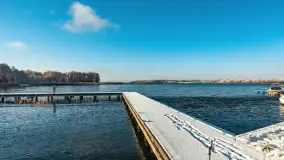 Mazurska biała jesień w porcie Ognisty Ptak, listopad 2023 r. - zdjęcie 34