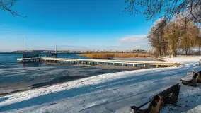 Mazurska biała jesień w porcie Ognisty Ptak, listopad 2023 r. - zdjęcie 27