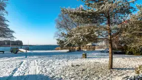 Mazurska biała jesień w porcie Ognisty Ptak, listopad 2023 r. - zdjęcie 25