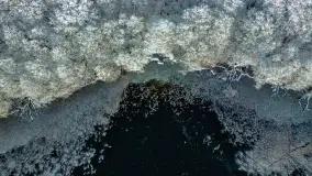 Zimowy zachód słońca nad jeziorem Mój, listopad 2023 r. - zdjęcie 45