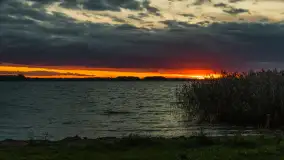 Cieniutki... zachód słońca nad jeziorem Dargin, listopad 2023 - zdjęcie 25