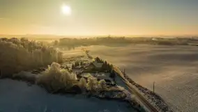 Zimowy poranek w okolicach Wopławek k/Kętrzyna - zdjęcie 3