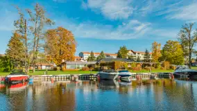 Jesień w Mazurskim Raju nad jeziorem Bełdany, listopad 2023 r. - zdjęcie 1