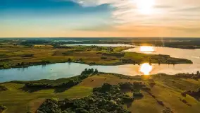 Zdjęcia Mazur z lotu ptaka na różnych ujęciach, sezon 2022 r. - zdjęcie 28