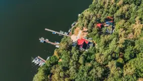 Zdjęcia Mazur z lotu ptaka na różnych ujęciach, sezon 2022 r. - zdjęcie 40