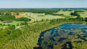 Mix zdjęć Mazur z lotu ptaka, sezon 2023 r. - zdjęcie 44