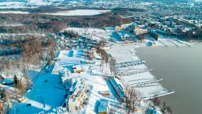 Zimowa wersja Kisajna, porty w zatoce Tracz, styczeń 2024 r. - zdjęcie 14