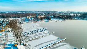 Zimowa wersja Kisajna, porty w zatoce Tracz, styczeń 2024 r. - zdjęcie 27