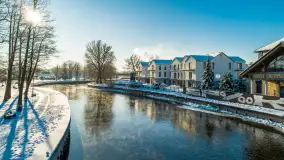 Zimowy Pisz na ujęciach z drona, styczeń 2024 r. - zdjęcie 9