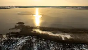 Różne miejsca na Mazurach na zimowych zdjęciach z drona, styczeń 2024 r. - zdjęcie 2