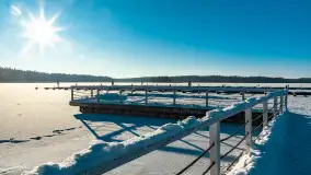 Jezioro Bełdany i Mazurski Raj w zimowej scenerii, styczeń 2024 r. - zdjęcie 28