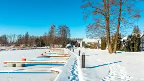 Jezioro Bełdany i Mazurski Raj w zimowej scenerii, styczeń 2024 r. - zdjęcie 20