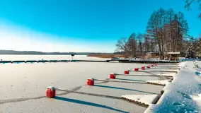 Jezioro Bełdany i Mazurski Raj w zimowej scenerii, styczeń 2024 r. - zdjęcie 48