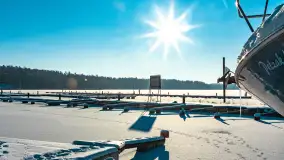 Jezioro Bełdany i Mazurski Raj w zimowej scenerii, styczeń 2024 r. - zdjęcie 40