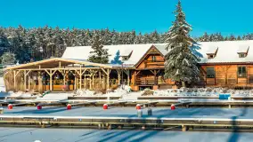 Port Korektywa w zimowej scenerii, styczeń 2024 r. - zdjęcie 2