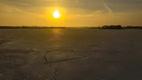 Jezioro Tajty i wieś Wrony przed zachodem słońca, styczeń 2024 r. - zdjęcie 21