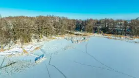 Zima nad rzeką Dajna, witajcie na bajecznych Mazurach, styczeń 2024 r. - zdjęcie 44