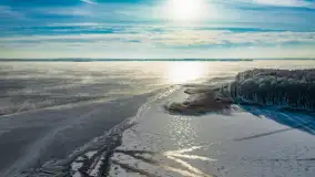 Zima nad jeziorem Dargin, styczeń 2024 r. - zdjęcie 12