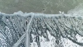 Zima nad jeziorem Dargin, styczeń 2024 r. - zdjęcie 15