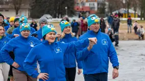 Morsy z Giżycka tradycyjne zatańczyły poloneza, styczeń 2024 r. - zdjęcie 21