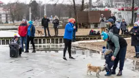 Morsy z Giżycka tradycyjne zatańczyły poloneza, styczeń 2024 r. - zdjęcie 9