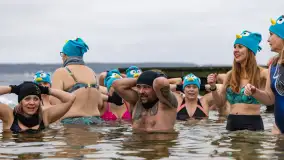 Morsy z Giżycka tradycyjne zatańczyły poloneza, styczeń 2024 r. - zdjęcie 15