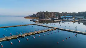 Późne popołudnie nad portami w Wilkasach, luty 2024 - zdjęcie 5