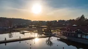 Późne popołudnie nad portami w Wilkasach, luty 2024 - zdjęcie 4