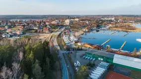 Późne popołudnie nad portami w Wilkasach, luty 2024 - zdjęcie 24