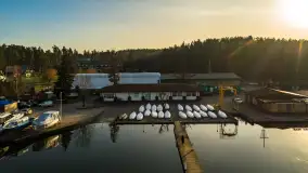 Późne popołudnie nad portami w Wilkasach, luty 2024 - zdjęcie 16