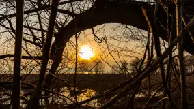 Zachód słońca nad Niegocinem, luty 2024 r. - zdjęcie 22