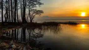 Zachód słońca nad Niegocinem, luty 2024 r. - zdjęcie 27