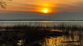 Zachód słońca nad Niegocinem, luty 2024 r. - zdjęcie 19