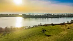 Przed zachodem słońca nad jeziorem Grajewko, luty 2024 r. - zdjęcie 7