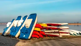 Porty w Wilkasach i jezioro Niegocin pod koniec lutego, 2024 r. - zdjęcie 23