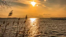 Jezioro Dargin przed zachodem słońca, marzec 2024 r. - zdjęcie 32