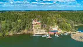 Ruciane-Nida, jezioro Nidzkie i OW Wodnik, wiosennie z drona - zdjęcie 34