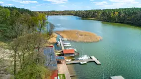 Ruciane-Nida, jezioro Nidzkie i OW Wodnik, wiosennie z drona - zdjęcie 37