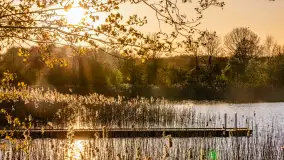 Zachód słońca nad jeziorem Salęt, kwiecień 2024 r. - zdjęcie 19