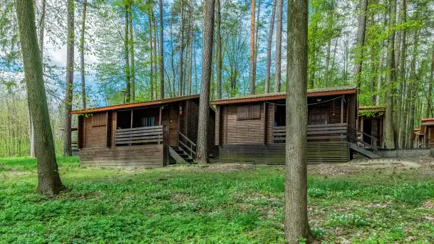 Zdjęcia: Atrakcyjne noclegi w domkach nad jeziorem Nidzkim: Ośrodek Wypoczynkowy Wodnik - zdjęcie 4