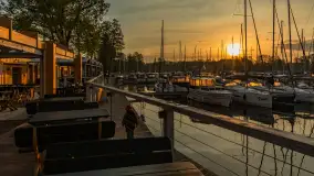 Wschód słońca w Strandzie w Giżycku, maj 2024 r. - zdjęcie 2