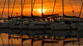 Wschód słońca nad jeziorem Niegocin, AZS Wilkasy, maj 2024 r. - zdjęcie 19