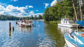 Śluza Guzianka I przed remontem, sierpień 2018 rok - zdjęcie 29