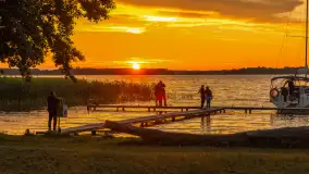 Zachód słońca w przystani Rajcocha, lipiec 2024 r. - zdjęcie 23