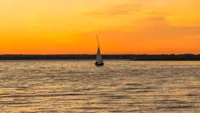 Zachód słońca w przystani Rajcocha, lipiec 2024 r. - zdjęcie 24