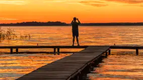 Zachód słońca w przystani Rajcocha, lipiec 2024 r. - zdjęcie 53