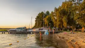 Zachód słońca nad jeziorem Święcajty, Ognisty Ptak, sierpień 2024 r. - zdjęcie 12