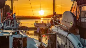 Zachód słońca nad jeziorem Święcajty, Ognisty Ptak, sierpień 2024 r. - zdjęcie 17